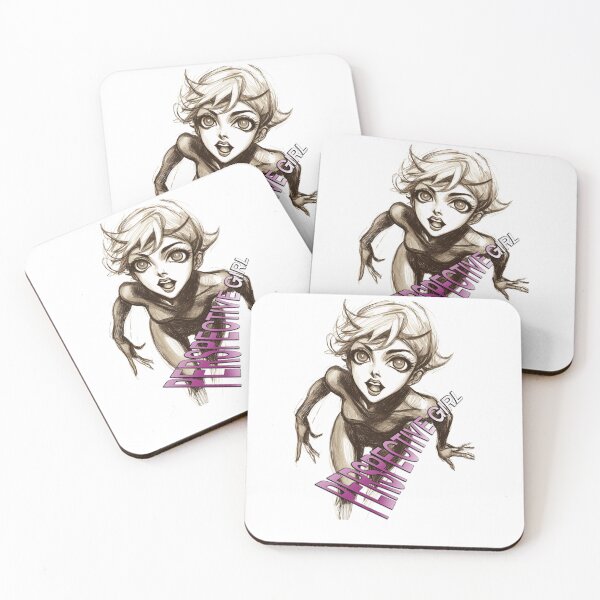 Item preview, Superhero female. Perspective Girl! Text Version. designed and sold by Shoot-The-Moon.
