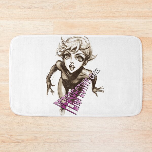 Item preview, Superhero female. Perspective Girl! Text Version. designed and sold by Shoot-The-Moon.