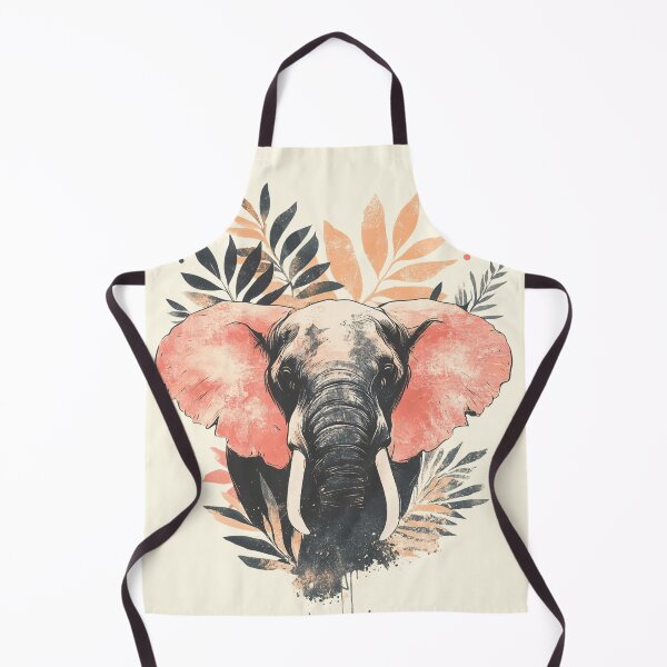 Item preview, Vintage Elephant Animal and Plants Design designed and sold by PurrGreen.