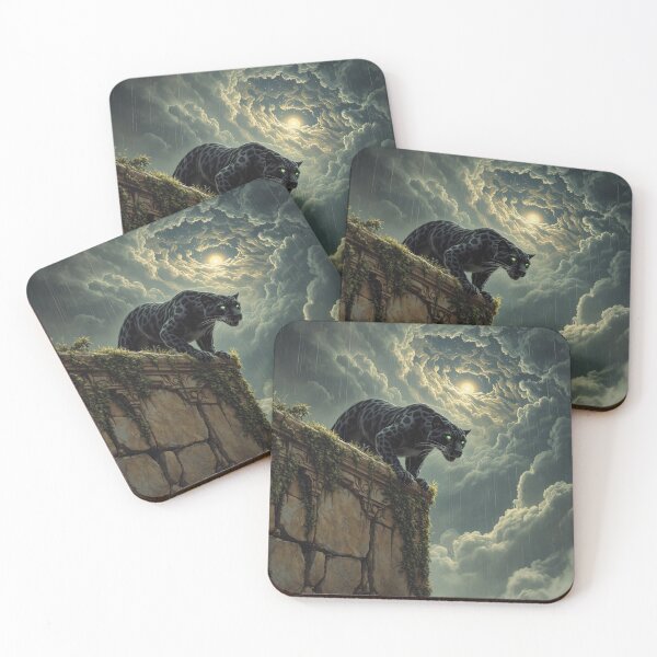 Item preview, Black Leopard at Precipice designed and sold by HabitableMoons.