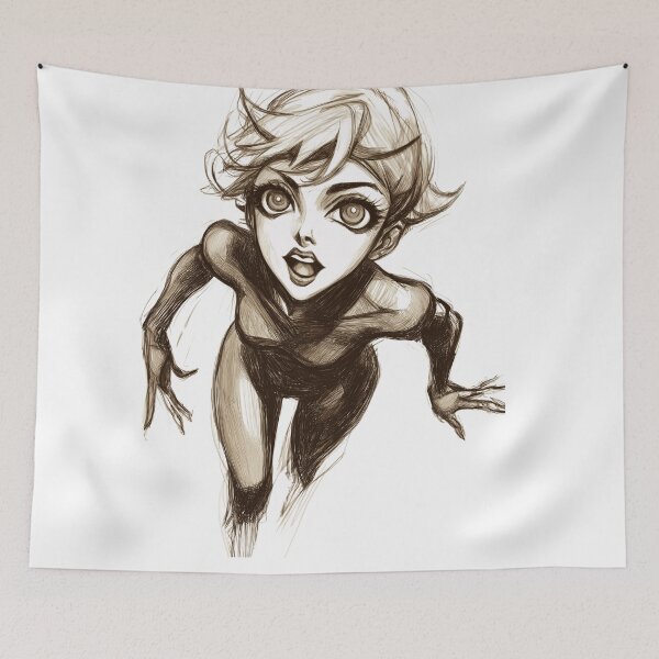 Item preview, Superhero female. Perspective Girl! No Text Version. designed and sold by Shoot-The-Moon.