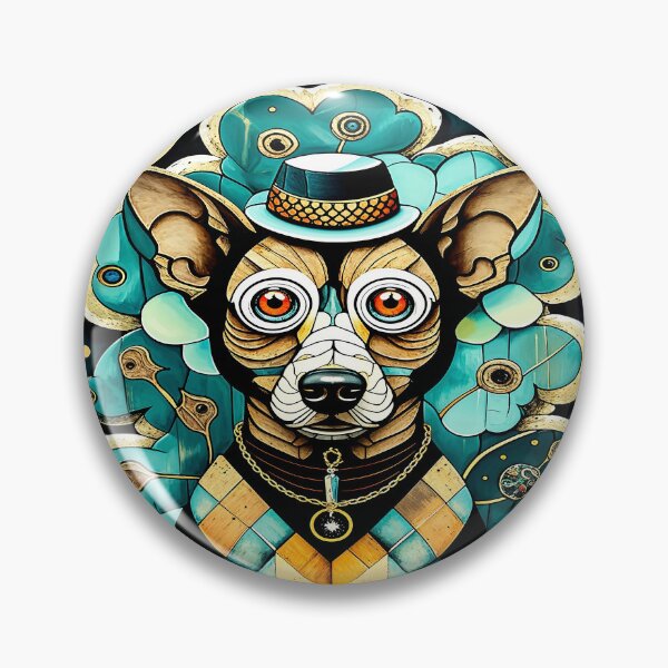 Item preview,  Funny Artistic Dog with Hat designed and sold by Artistic Trio  Design.