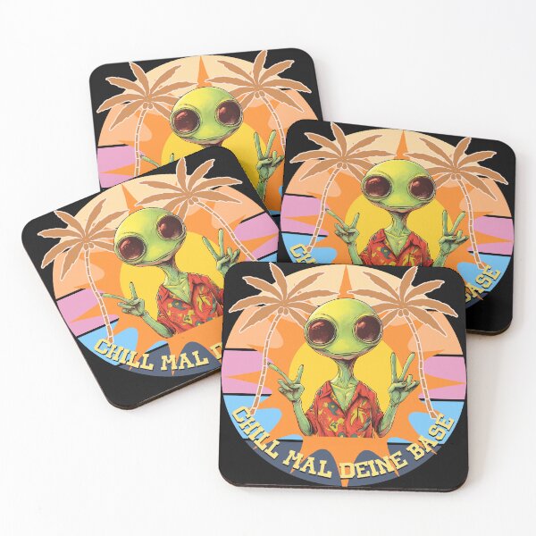 Item preview, Chill your Base Alien Peace designed and sold by Schwefli.