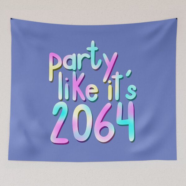 Item preview, Party Like It's 2064 - Maybe Happy Ending designed and sold by byebyesally.