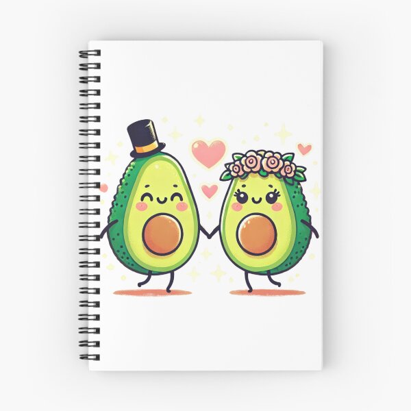 Item preview, Cute Avocado Couple – Love & Romance designed and sold by agazub90.