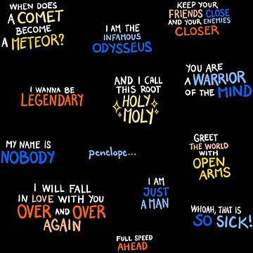 Artwork thumbnail, EPIC THE MUSICAL ICONIC QUOTES SET by Ali Esther