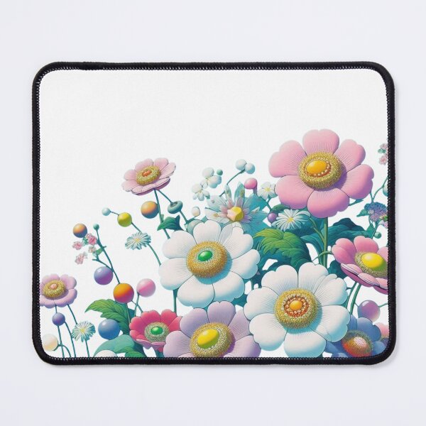 Item preview, Flowers, botanical, spring, floral pattern, cottagecore, japanese pop art designed and sold by Sugar Wisdom .