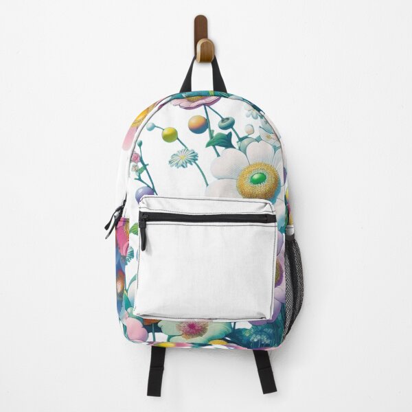 Item preview, Flowers, botanical, spring, floral pattern, cottagecore, japanese pop art designed and sold by Sugar Wisdom .