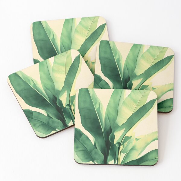 Item preview, Green Tropical banana leaves nature #pattern #nature designed and sold by JBJart.