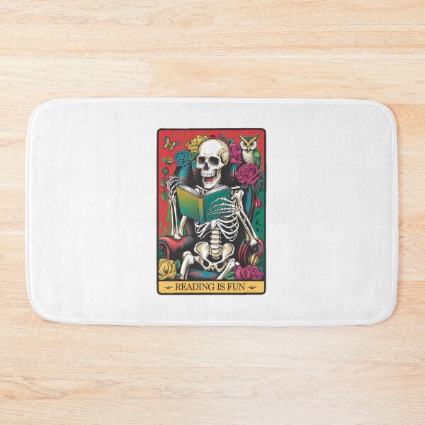 Item preview, Reading is fun, books, skeleton, dead, funnyfits70, Humor, Funny, retro, vintage, funny quotes, animal humor, designed and sold by FunnyFits70.