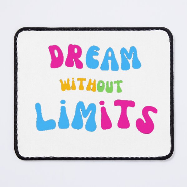 Item preview, "Dream Without Limits" Typography Design designed and sold by IndianShopper.