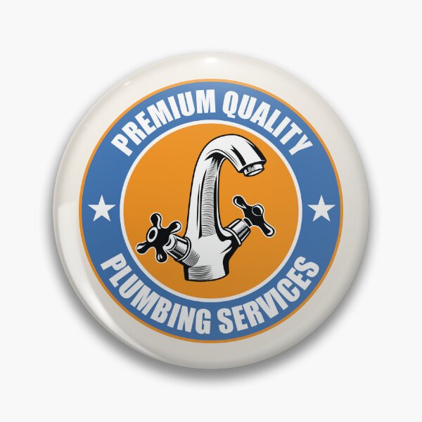 Item preview, Premium Quality Plumbing Services stickers and posters for Plumbers and Pipefitters designed and sold by Science Engineering Gifts.
