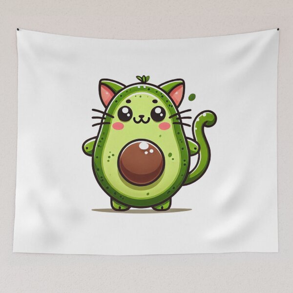 Item preview, Avocato – Funny Avocado Cat designed and sold by agazub90.