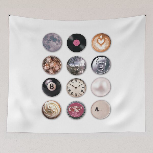 Item preview, Retro Circle Aesthetic Girly Art designed and sold by sydneyurban.
