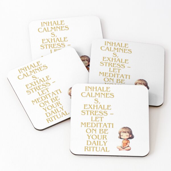 Item preview, Inhale calmness, exhale stress – let meditation be your daily ritual designed and sold by Z-Warsztatu.