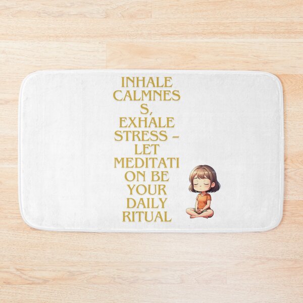 Item preview, Inhale calmness, exhale stress – let meditation be your daily ritual designed and sold by Z-Warsztatu.