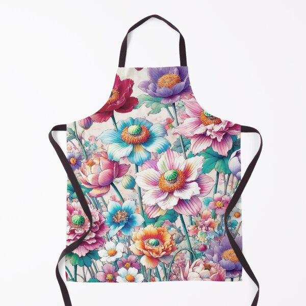 Item preview, Flowers, botanical, spring, floral pattern, cottagecore, japanese pop art designed and sold by Sugar Wisdom .