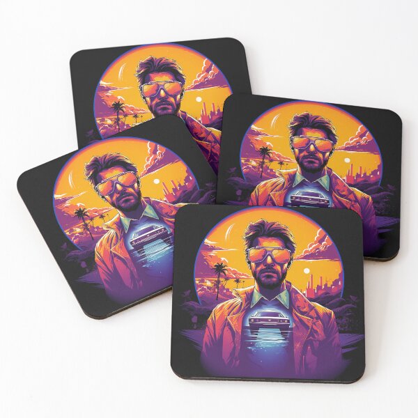 Item preview, Synthwave Futuristic Time Traveler designed and sold by botardesigns.