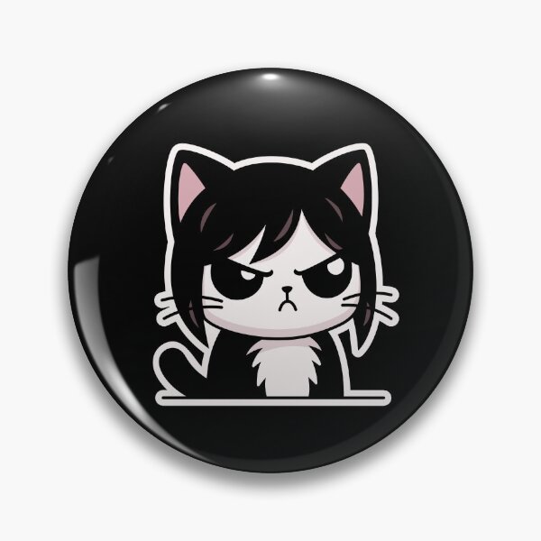 Artikelvorschau, Kawaii dunkles Gothic-Cartoon-Kätzchen entworfen und verkauft von MojaDoodles.