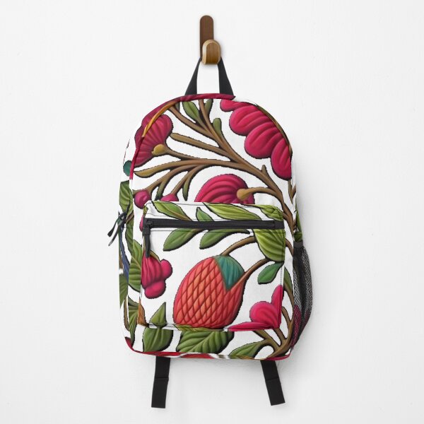Item preview, Floral Flowers, Bird, Fruits, Folk Art, Colorful And Sharp Contrasts, Floral Art, Folk Art, Vibrant Colors, Colorful Flowers designed and sold by PixelStoneDesign .