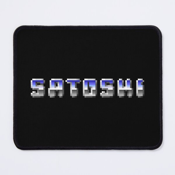 Item preview, Satoshi Bitcoin Retro Logo Pixel Art designed and sold by CyberRex.