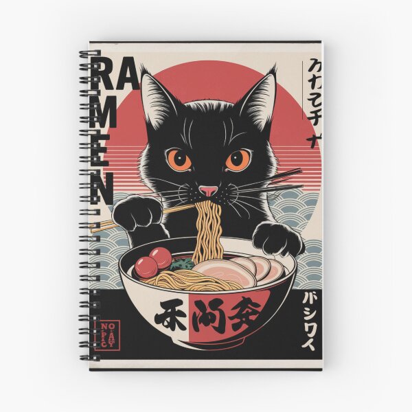 Item preview, Cat Eating Ramen, Kawaii Cat Anime designed and sold by Patrick2906.