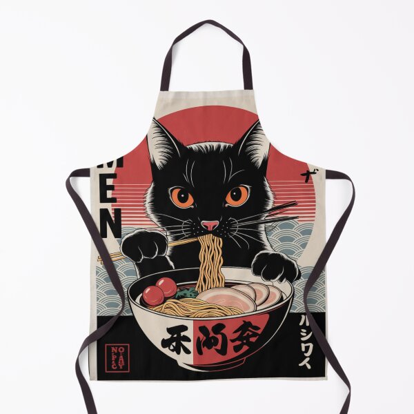 Item preview, Cat Eating Ramen, Kawaii Cat Anime designed and sold by Patrick2906.