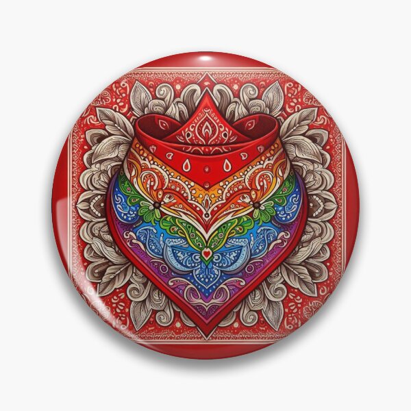 Item preview, Gay Pride Red Hanky Code Bandanna Pride Graphic Design designed and sold by ItsAKinkThing.