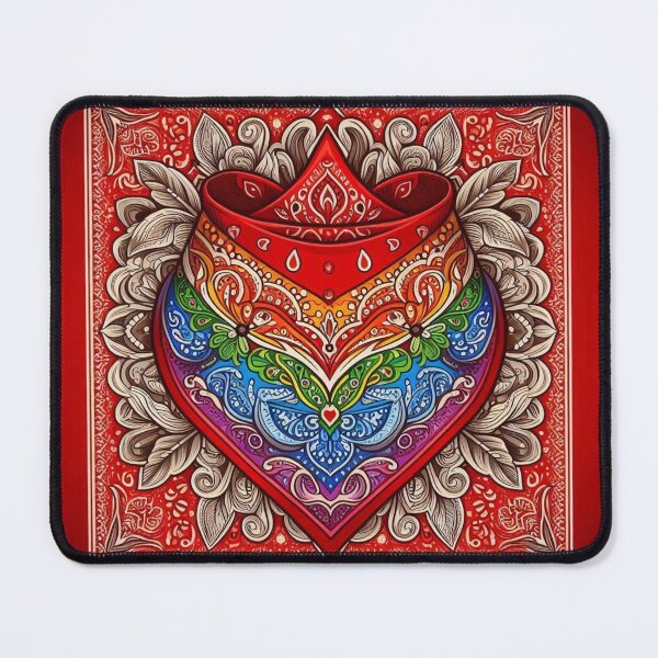 Item preview, Gay Pride Red Hanky Code Bandanna Pride Graphic Design designed and sold by ItsAKinkThing.