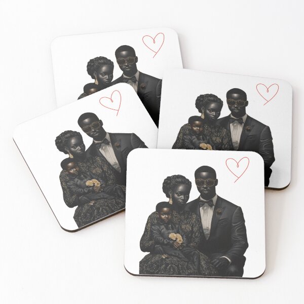 Item preview, Black family with love  designed and sold by Mystic Wild Studio.