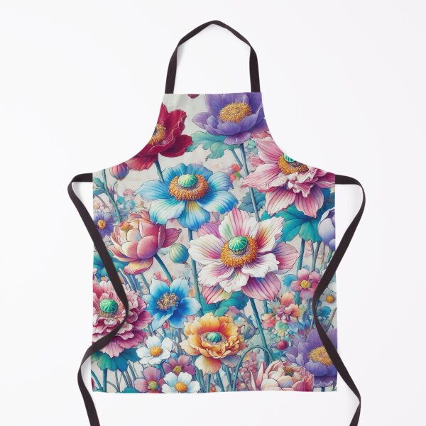Item preview, Flowers, botanical, spring, floral pattern, cottagecore, japanese pop art designed and sold by Sugar Wisdom .