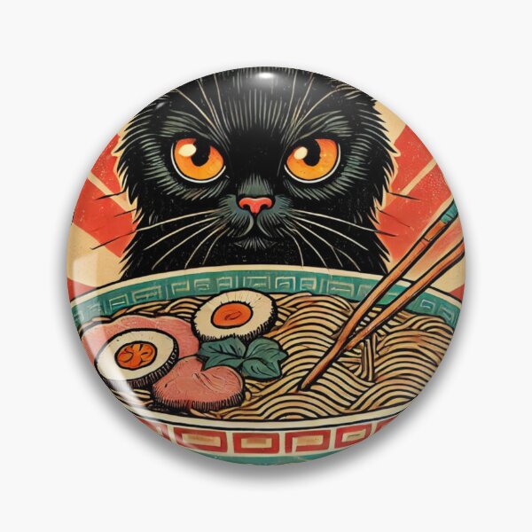 Item preview, Cat Eating Ramen, Kawaii Cat Anime designed and sold by Patrick2906.