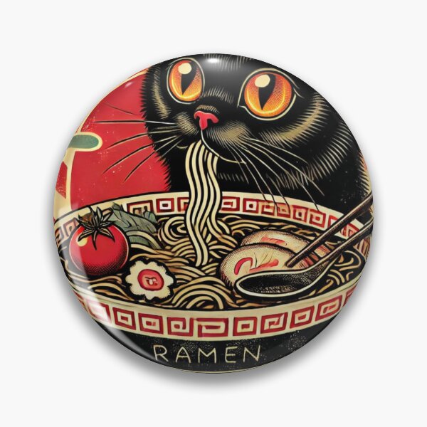 Item preview, Cat Eating Ramen, Kawaii Cat Anime designed and sold by Patrick2906.