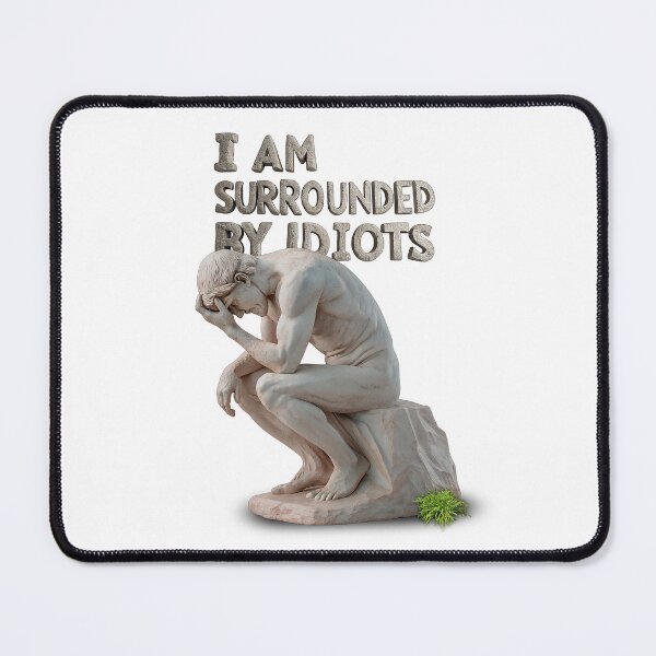 Item preview, The Facepalm Thinker designed and sold by NickTaroDesign.