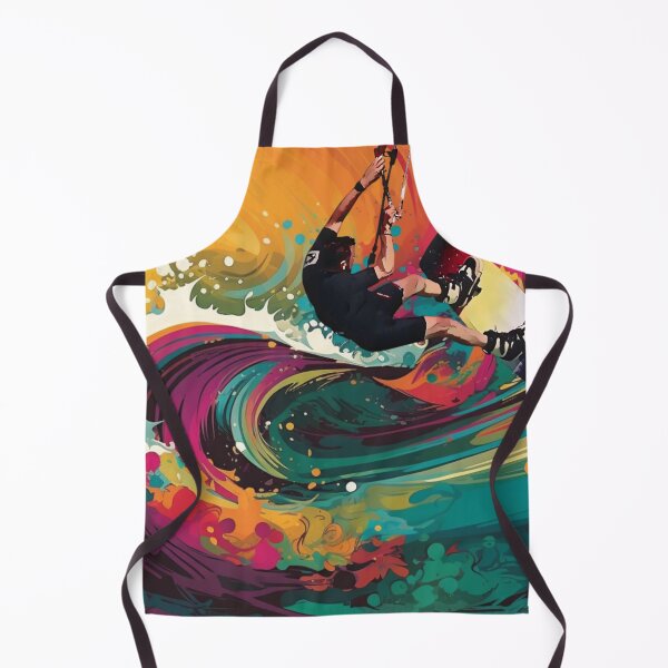 Item preview, Kitesurfer in Action – Colorful and Dynamic Design designed and sold by KrisG-Art.