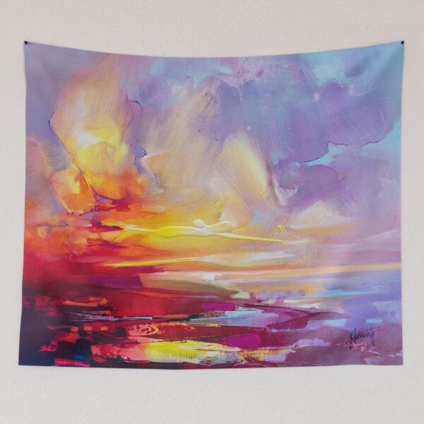 Item preview, 'Hebridean Clarity' semi-abstract oil painting designed and sold by scottnaismith.