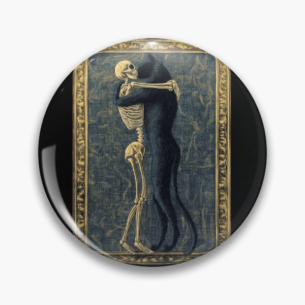 Item preview, Macabre Cat design. Eternal Embrace. designed and sold by Shoot-The-Moon.