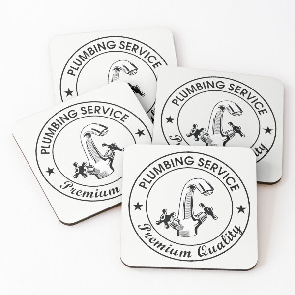Item preview, Plumbing Service Premium Quality work place and Workshop Sticker for Plumber and pipe fitters designed and sold by Science Engineering Gifts.