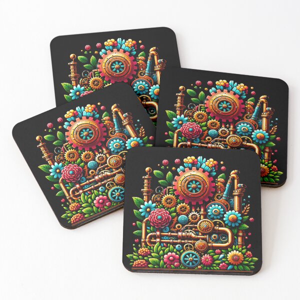 Item preview, Steampunk Earth Day Garden designed and sold by HolidayBug.