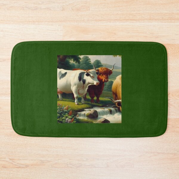 Item preview, "Cows by the Stream" designed and sold by mustardseed-410.