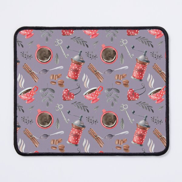 Item preview, Copy of Coffee time seamless pattern with red vintage cups designed and sold by Yuliia-Fleur.