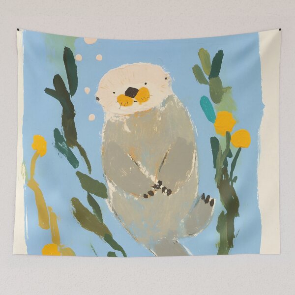 Item preview, Cute Baby Sea Otter Animal designed and sold by trajeado14.