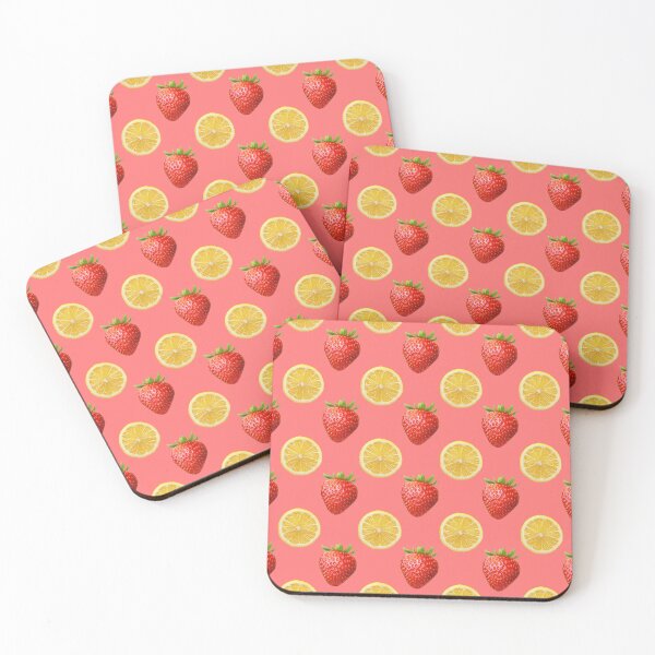 Item preview, Strawberry and lemon slice pattern designed and sold by Topmel.