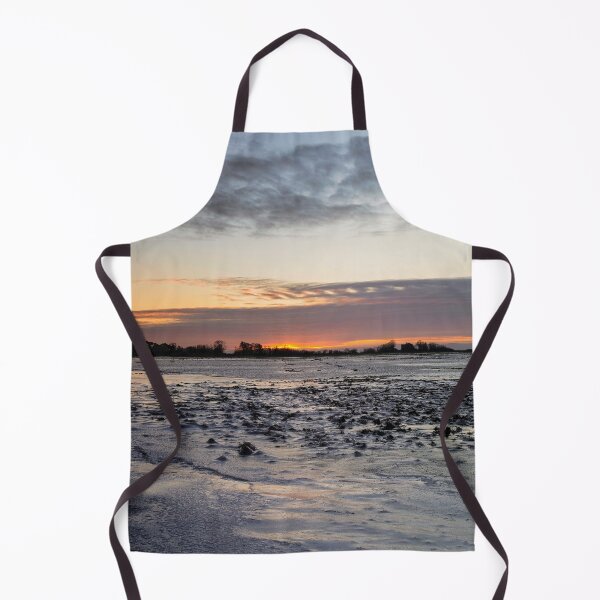 Item preview, Last Rays of Sunlight on the Frozen Salt Marsh, Ruegen, Germany designed and sold by Kasia Design.