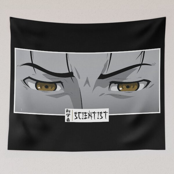 Item preview, Scientist Anime Eyes Stare Japanese Cozy Manga Panel designed and sold by Otakurypto.