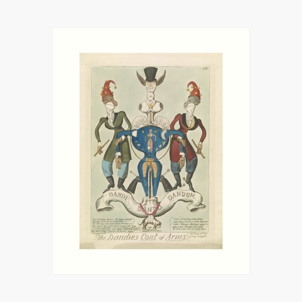 Item preview, The dandies coat of arms designed and sold by Vintage Designs +.