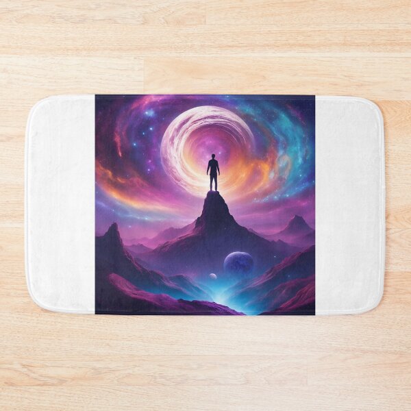 Item preview, Cosmic Vortex with Majestic Mountain Scene designed and sold by RaiyaTees.