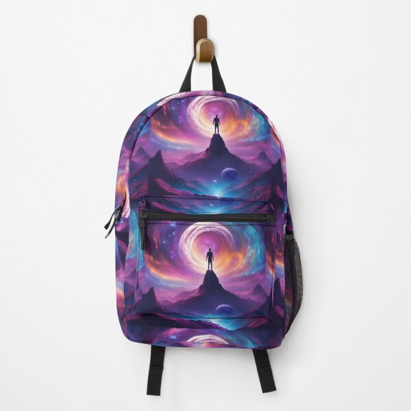Item preview, Cosmic Vortex with Majestic Mountain Scene designed and sold by RaiyaTees.