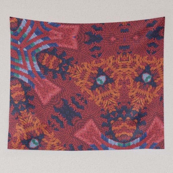 Item preview, ABSTRACT PATTERN ASYMMETRICAL TRIBAL TURKISH CARPET #4# designed and sold by Ralek.