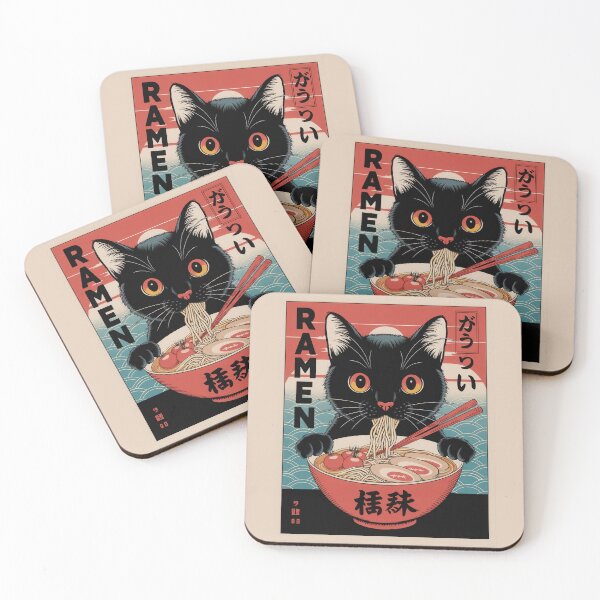 Item preview, Raman Noodle Kitty designed and sold by Angry Swan Designs.